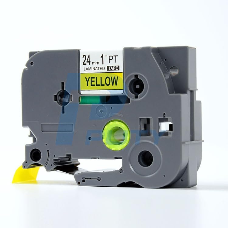 IDIK 1PK Black on Yellow Extra Strength Laminated Label Tape Compatible for Brother P-Touch TZe-S651 TZ S651 Tze S651(24mm x 8m) - Image 3